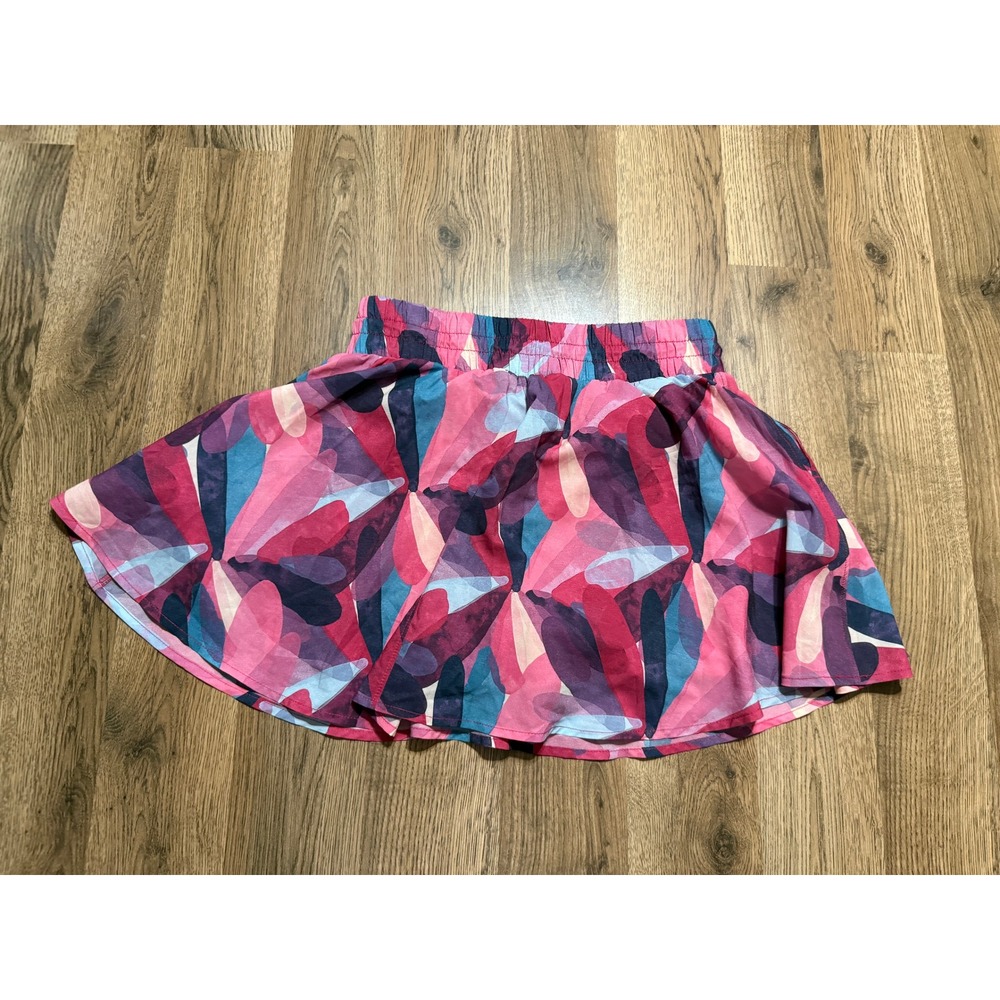 Sincerely Jules Skorts Women's Size Small Pink Blue Purple Geometric Print - Picture 2 of 10